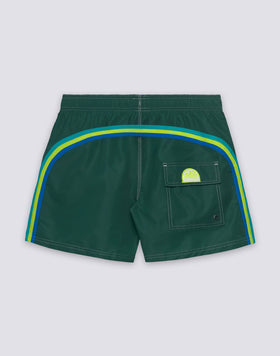 BAÑADOR CORTO CON CINTURA ELÁSTICA ICONIC TAFFETA