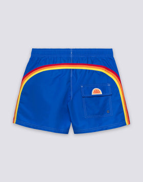 ICONIC TAFFETA MEN'S SHORT ELASTIC WAIST SWIMSUIT