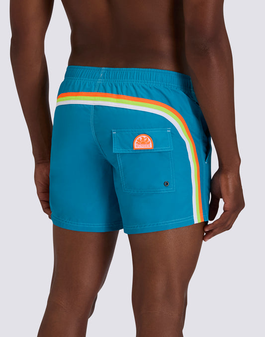 BAÑADOR CORTO CON CINTURA ELÁSTICA ICONIC TAFFETA