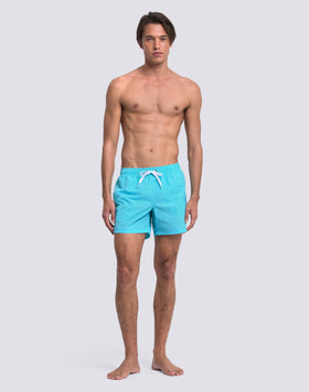 ICONIC TAFFETA MEN'S SHORT ELASTIC WAIST SWIMSHORTS