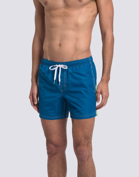 ICONIC TAFFETA SHORT SWIMSUIT WITH ELASTICATED WAIST