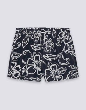 COSTUME DA BAGNO UOMO CORTO VITA ELASTICATA STAMPA ARCHIVE HIBISCUS SK23