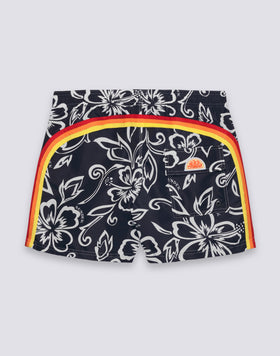 COSTUME DA BAGNO UOMO CORTO VITA ELASTICATA STAMPA ARCHIVE HIBISCUS SK23