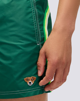 BAÑADOR CORTO CON PANTALÓN ICONIC TAFFETA PROGETTO PELO - PALYFUL JACK RUSSEL