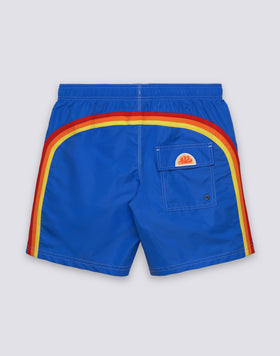 ICONIC TAFFETA MID-LENGTH SWIMSHORTS WITH ELASTICATED WAIST