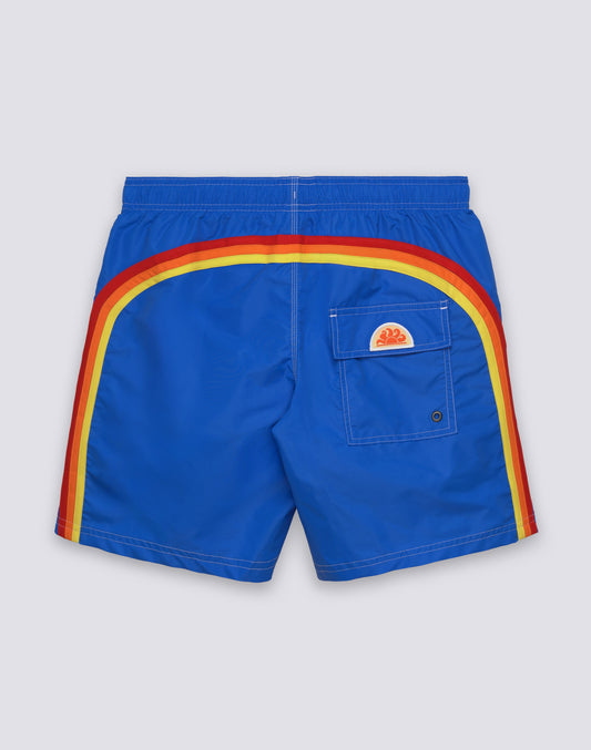 ICONIC TAFFETA MID-LENGTH SWIMSHORTS WITH ELASTICATED WAIST