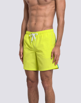 ICONIC TAFFETA MID-LENGTH SWIMSHORTS WITH ELASTICATED WAIST