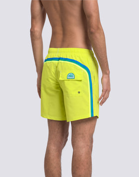 ICONIC TAFFETA MID-LENGTH SWIMSHORTS WITH ELASTICATED WAIST