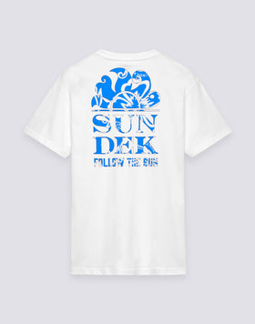 CAMISETA DE MANGA CORTA PARA HOMBRE CON ESTAMPADO ARCHIVE SUNDEK FOLLOW THE SUN