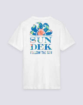 T-SHIRT UOMO STAMPA BLISS PRINT SUNDEK FOLLOW THE SUN