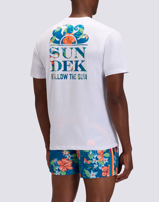 T-SHIRT UOMO STAMPA BLISS PRINT SUNDEK FOLLOW THE SUN
