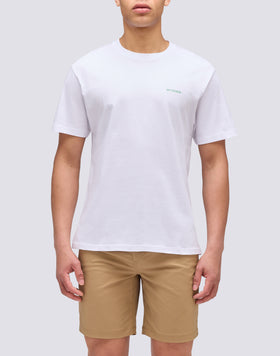 T-SHIRT WITH PALM TRIPS SK23 HIBISCUS PRINT