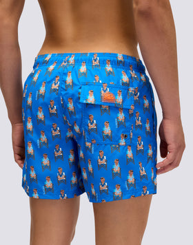 TRAJE DE BAÑO CON PANTALÓN CORTO PROYECTO PELO - LOOKOUT GOLDEN RETRIEVER