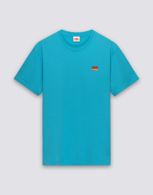 T-SHIRT WITH TRICOLOUR EMBROIDERY