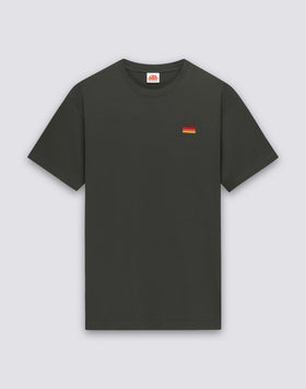 MEN'S T-SHIRT WITH TRICOLOR EMBROIDERY