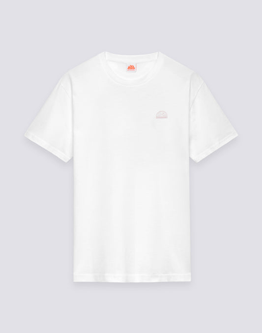 T-SHIRT A TINTA UNITA IN COTONE PIMA
