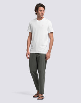 T-SHIRT A TINTA UNITA IN COTONE PIMA