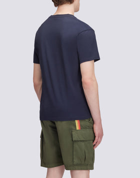 PLAIN T-SHIRT WITH EMBROIDERY