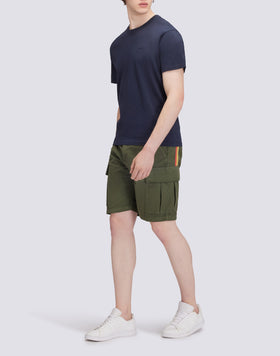 PLAIN T-SHIRT WITH EMBROIDERY