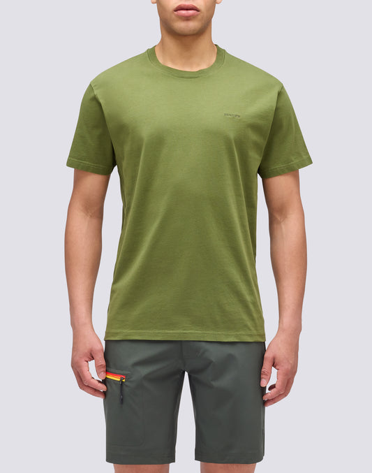 T-SHIRT UNI AVEC BRODERIE