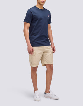 CAMISETA CON BORDADO ARCO IRIS