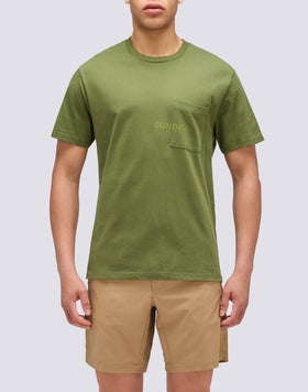 T-SHIRT AVEC POCHE ET IMPRESSION