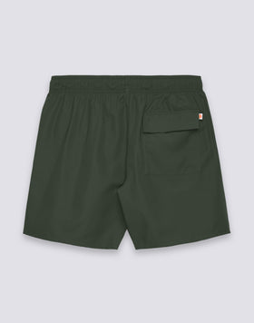MEN'S SHORT SWIMSHORTS WITH ELASTIC WAIST AND PEACHY FABRIC