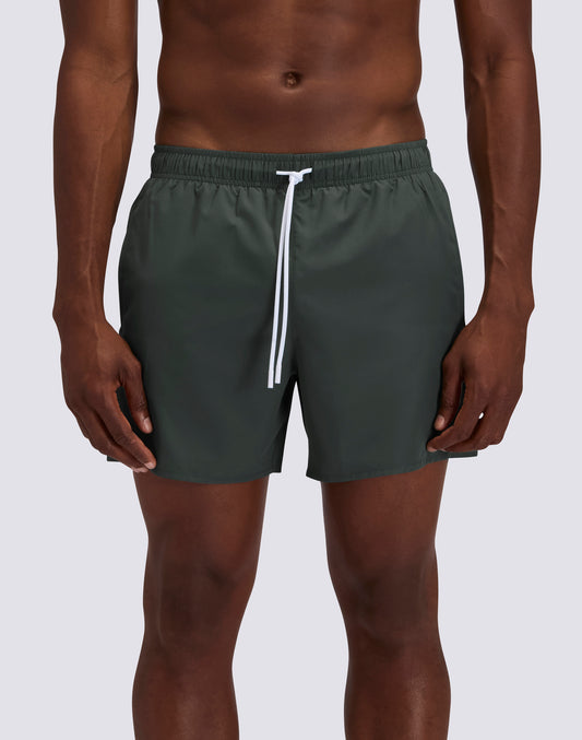 MEN'S SHORT SWIMSHORTS WITH ELASTIC WAIST AND PEACHY FABRIC