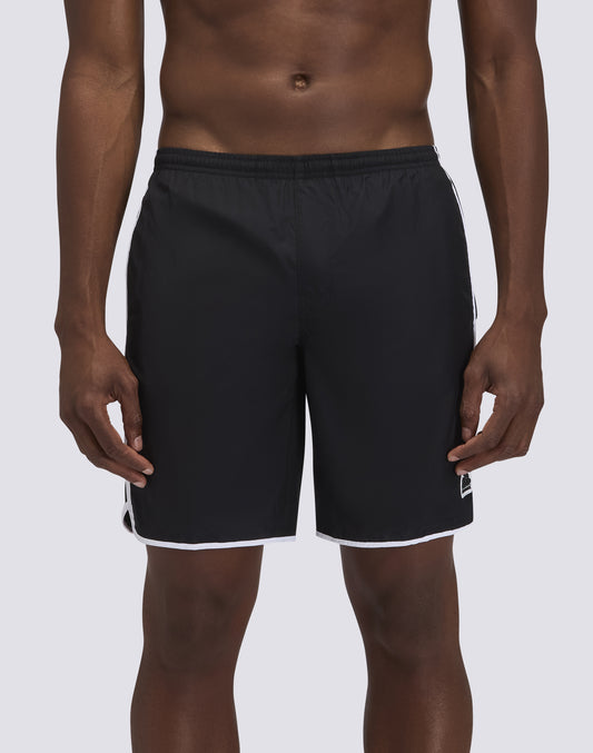 SHORT DE BAIN LONG TAILLE ÉLASTIQUÉE