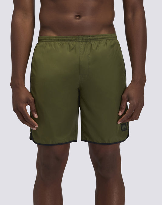 SHORT DE BAIN LONG TAILLE ÉLASTIQUÉE