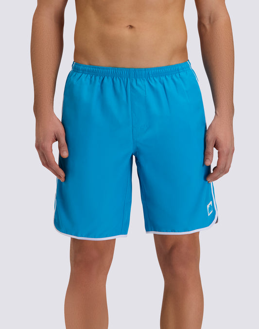 MAILLOT DE BAIN LONG POUR HOMME AVEC TAILLE ÉLASTIQUE ET FENTES LATÉRALES ARRONDISES