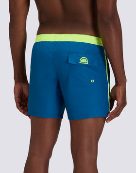 COSTUME DA BAGNO UOMO CORTO VITA ELASTICATA ICONIC TAFFETA CON PIPING A CONTRASTO