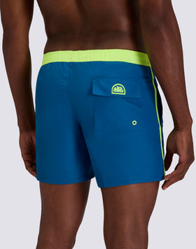 COSTUME DA BAGNO UOMO CORTO VITA ELASTICATA ICONIC TAFFETA CON PIPING A CONTRASTO