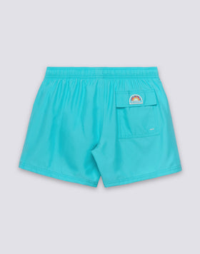 MAILLOT DE BAIN COURT À TAILLE ÉLASTIQUE EN POLYESTER RECYCLÉ REPREVE®