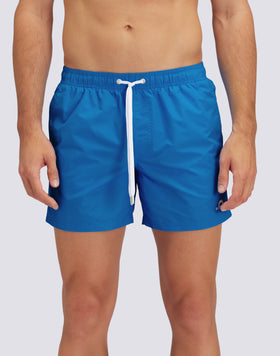 COSTUME CORTO VITA ELASTICATA ICONIC TAFFETA CON ARCOBALENO RICAMATO