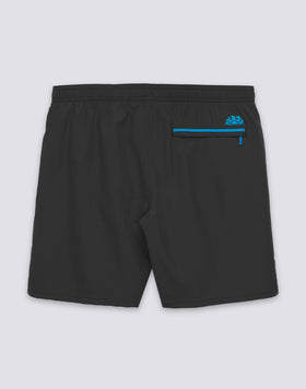 COSTUME DA BAGNO UOMO LUNGO VITA ELASTICATA CON PIPING IN POLIESTERE RICICLATO REPREVE®