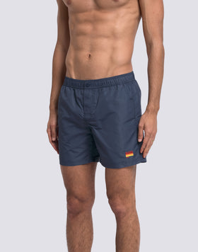 COSTUME DA BAGNO UOMO VITA ELASTICATA IN NYLON TAFFETA EFFETTO LAVATO