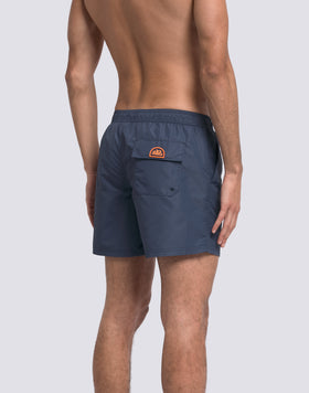 COSTUME DA BAGNO UOMO VITA ELASTICATA IN NYLON TAFFETA EFFETTO LAVATO
