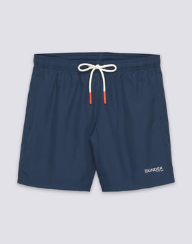 COSTUME DA BAGNO UOMO MEDIO VITA ELASTICATA IN POLESTERE RICICLATO REPREVE® CON DETTAGLIO TRICOLORE
