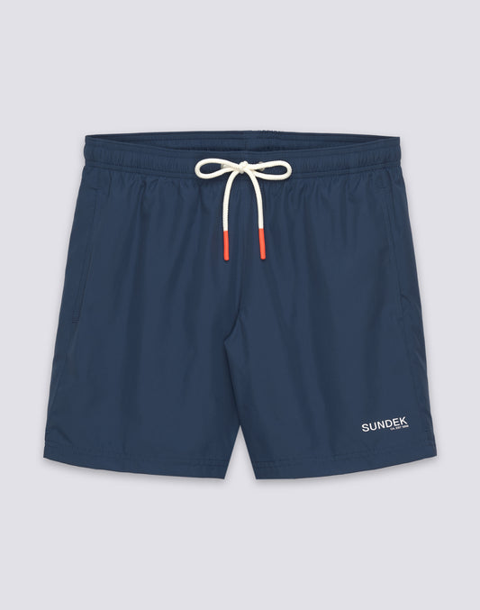 COSTUME DA BAGNO UOMO MEDIO VITA ELASTICATA IN POLESTERE RICICLATO REPREVE® CON DETTAGLIO TRICOLORE