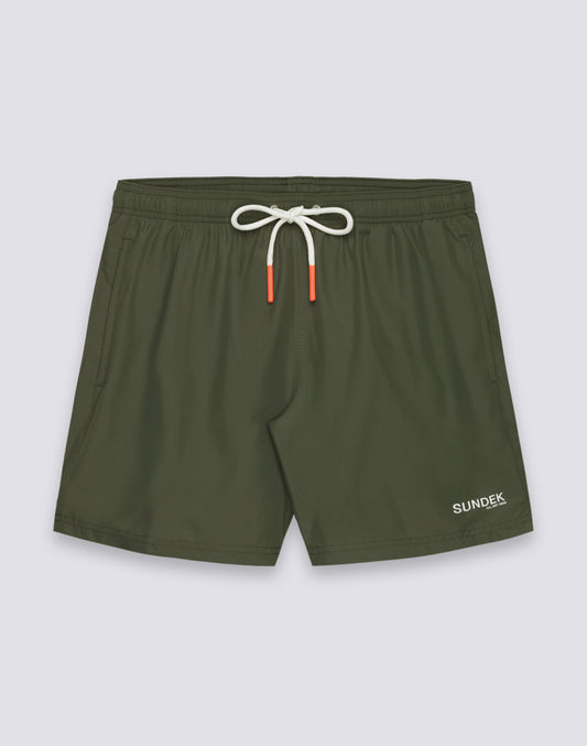 COSTUME DA BAGNO UOMO MEDIO VITA ELASTICATA IN POLESTERE RICICLATO REPREVE® CON DETTAGLIO TRICOLORE