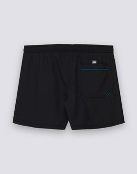 COSTUME DA BAGNO UOMO CORTO VITA ELASTICATA CON PIPING A CONTRASTO IN POLIESTERE RICICLATO REPREVE®