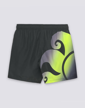 COSTUME DA BAGNO UOMO LUNGHEZZA MEDIA CON STAMPA LOGO SFUMATO