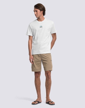 T-SHIRT UOMO A GIROCOLLO CON STAMPA TIDAL SURFER