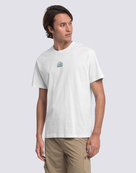 T-SHIRT UOMO A GIROCOLLO CON STAMPA TIDAL SURFER