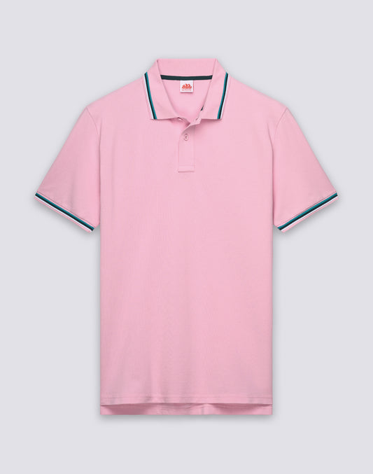 POLO BRICE UOMO IN COTONE PIQUET CON DETTAGLI TRICOLOR