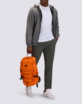 MEN'S FULL-ZIP NYLON HOODED JACKET
