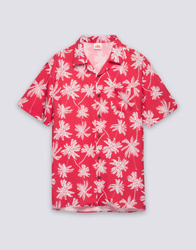 CAMISA DE HOMBRE ESTAMPADA EN VISCOSA POPELÍN