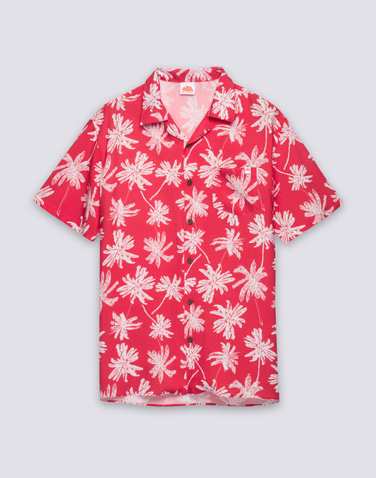 MEN'S PRINTED VISCOSE POPLIN SHIRT