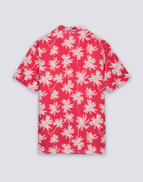 CAMISA DE HOMBRE ESTAMPADA EN VISCOSA POPELÍN